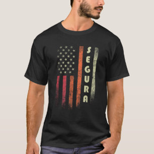SEGURA achternaam Funny Retro Verjaardag Amerika T-shirt