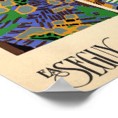 Seguy Art Noveau  Insectenpatroon Poster (Hoek)