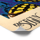 Seguy  Art Noveau Insectenpatroon Poster (Hoek)