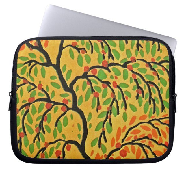 Seguy's Art Deco #1 op Emporio Moffa Laptop Sleeve (Voorkant)