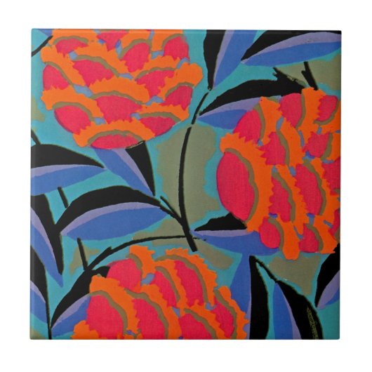 Seguy's Art Deco 2 op Emporio Moffa Tegeltje (Voorkant)