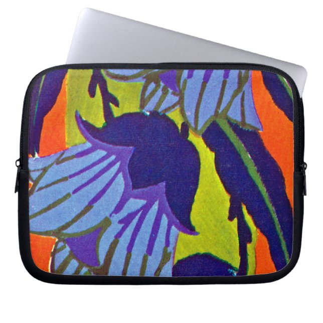 Seguy's Art Deco #4 op Emporio Moffa Laptop Sleeve (Voorkant)