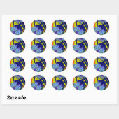 Seguy's Art Deco #4 op Emporio Moffa Ronde Sticker (Vel)