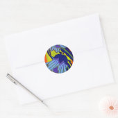 Seguy's Art Deco #4 op Emporio Moffa Ronde Sticker (Envelop)