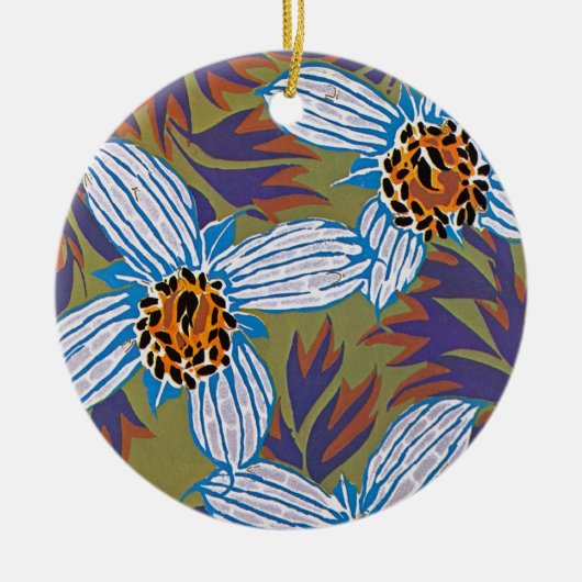 Seguy's Art Deco #7 op Emporio Moffa Keramisch Ornament (Voorkant)