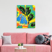 Seguy's Art Deco 8 op Emporio Moffa Canvas Afdruk (Insitu (Woonkamer))