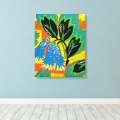 Seguy's Art Deco 8 op Emporio Moffa Canvas Afdruk (Insitu (Houten vloer))