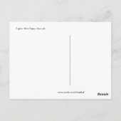 Seguy's Art Deco Golden Flowers Briefkaart (Achterkant)