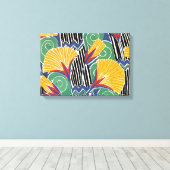 Seguy's Art Deco Golden Flowers Canvas Afdruk (Insitu (Houten vloer))