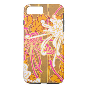 Séguy's Art Deco Roze en White Flowered Case-Mate iPhone Case