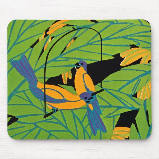 Seguy's Art Deco Tropical Birds Muismat (Voorkant)