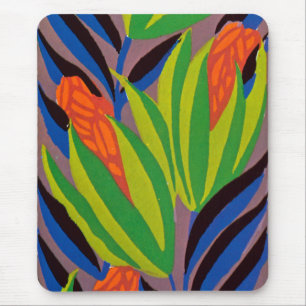 Seguy's Art Deco Tropical Flowers Muismat