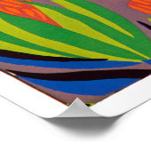 Seguy's Art Deco Tropical Flowers Poster (Hoek)