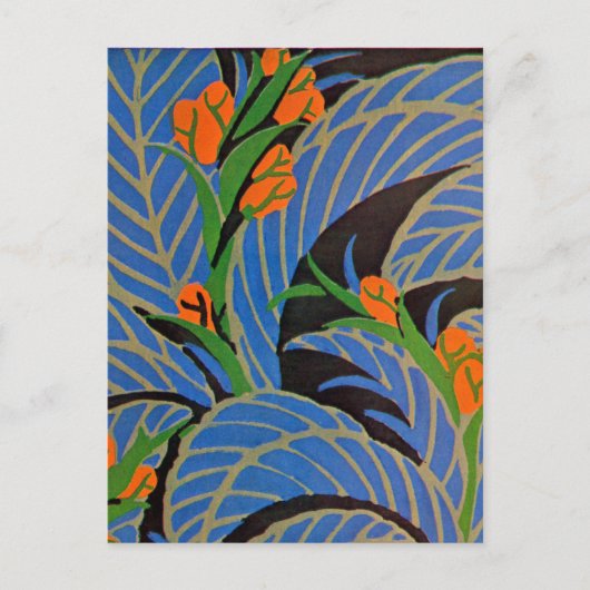 Seguy's Art Deco Tropical Night - Briefkaart (Voorkant)
