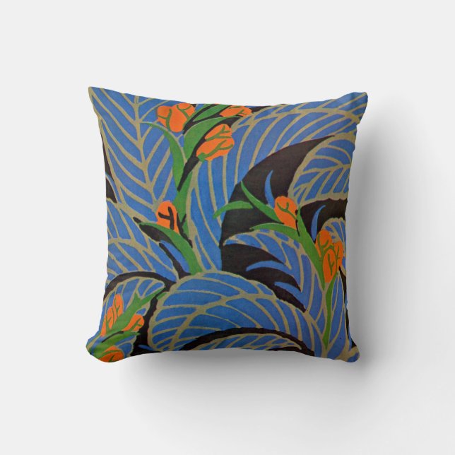 Seguy's Art Deco Tropical Night Kussen (Voorkant)