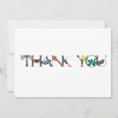 SEGUY'S PAPILLONS-LETTERTYPE BEDANKKAART (Voorkant)