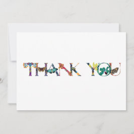 SEGUY'S PAPILLONS-LETTERTYPE BEDANKKAART