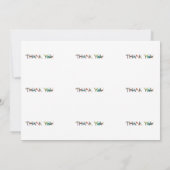 SEGUY'S PAPILLONS-LETTERTYPE BEDANKKAART (Achterkant)