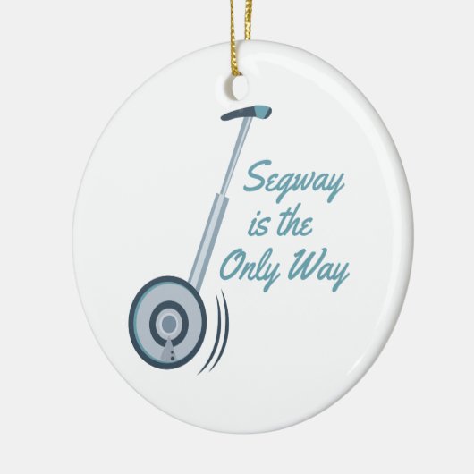 Segway Keramisch Ornament (Links)