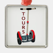 SEGWAY TOURS METALEN ORNAMENT (Voorkant)