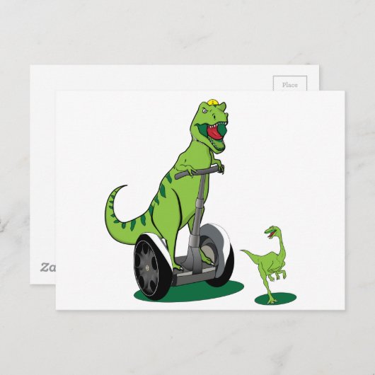 Segwayasaurus Briefkaart (Voorkant / Achterkant)