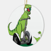 Segwayasaurus Keramisch Ornament (Links)