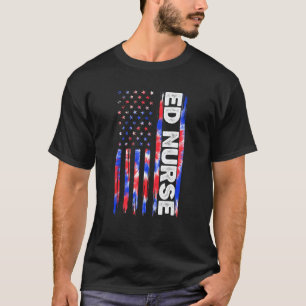 SEH-verpleegkundige Tie Dye Amerikaans 4e T-shirt