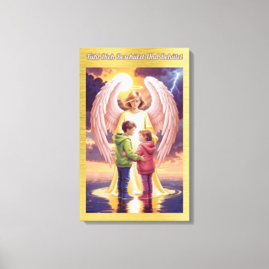 Sei Beschützt und Behütet Canvas Afdruk (Voorkant)