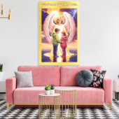 Sei Beschützt und Behütet Canvas Afdruk (Insitu (Woonkamer))