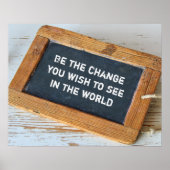 Sei der Wandel Poster (Voorkant)