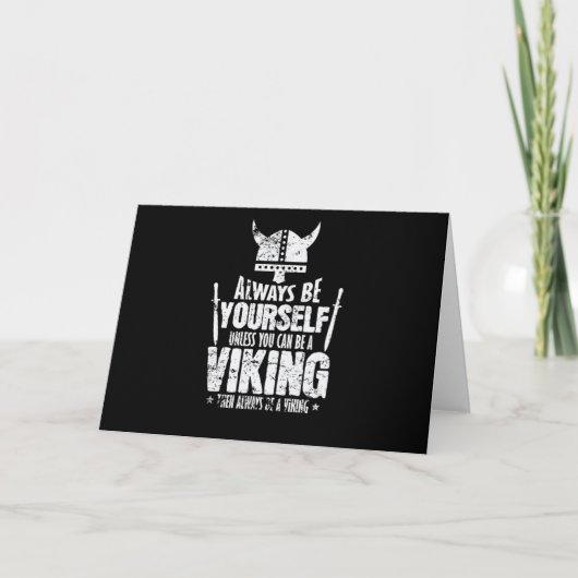 Sei du Selbst außer du kannst ein Wikinger sein Kaart (Voorkant)
