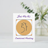 Sei He Ki Reiki Symbol Briefkaart (Staand voorkant)