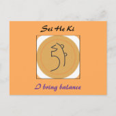 Sei He Ki Reiki Symbol Briefkaart (Voorkant)