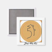 Sei He Ki Reiki Symbol Magneet (Voorkant / Achterkant)