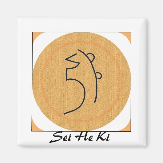 Sei He Ki Reiki Symbol Magneet (Voorkant)