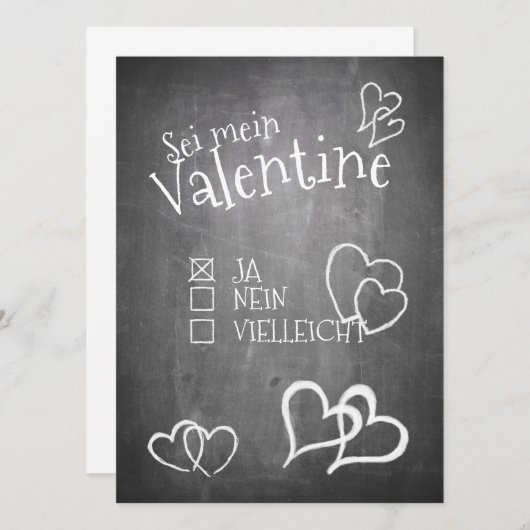 Sei mein Valentijn (Voorkant / Achterkant)