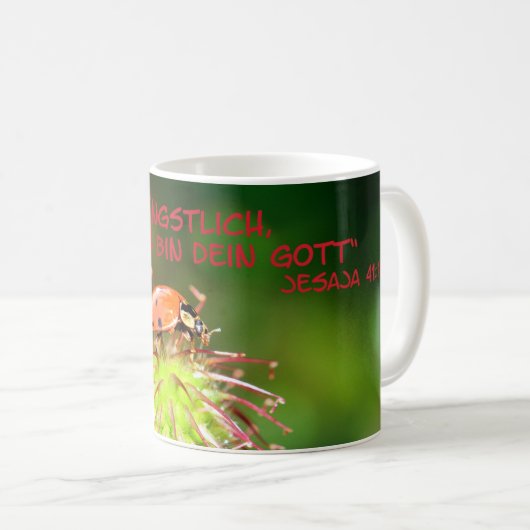 Sei nicht ängtlich.... koffiemok (Voorkant rechts)