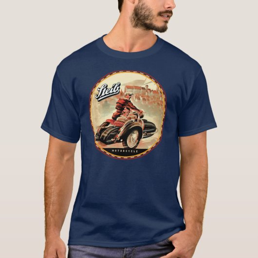 Seib  Motorfiets zijspannen T-shirt (Voorkant)