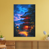 Seichi no Yoru (Gewijde Nacht) Canvas Afdruk (Insitu (Woonkamer))