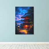 Seichi no Yoru (Gewijde Nacht) Canvas Afdruk (Insitu (Houten vloer))