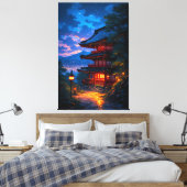 Seichi no Yoru (Heilige Nacht) Canvas Afdruk (Insitu (Slaapkamer))
