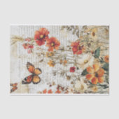 Seidenpapier Decoupage Herbst Wildblumen Var01  Tissuepapier (Voorkant)