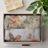 Seidenpapier Decoupage Herbst Wildblumen Var01  Tissuepapier (Geschenk)