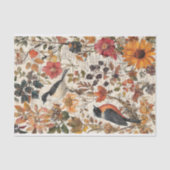 Seidenpapier Decoupage Herbst Wildblumen Var02 Tissuepapier (Voorkant)