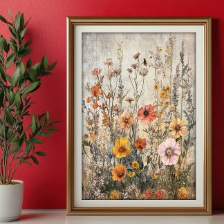 Seidenpapier Decoupage Herbst Wildblumen Var05 Tissuepapier