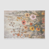 Seidenpapier Decoupage Herbst Wildblumen Var05 Tissuepapier (Voorkant)
