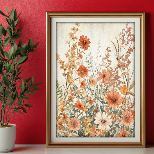 Seidenpapier Decoupage Herbst Wildblumen Var06 Tissuepapier