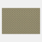 Seigaiha (golf) patroon inpakpapier vel (Voorkant 2)