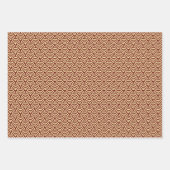 Seigaiha (golf) patroon inpakpapier vel (Voorkant)