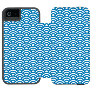 Seigaiha, Golven, Japans, Blauw en Wit